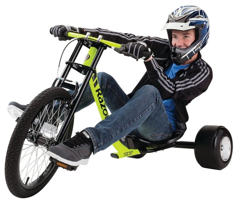 Drift Trike Razor DXT Yellow para crianças de 14 anos ou mais